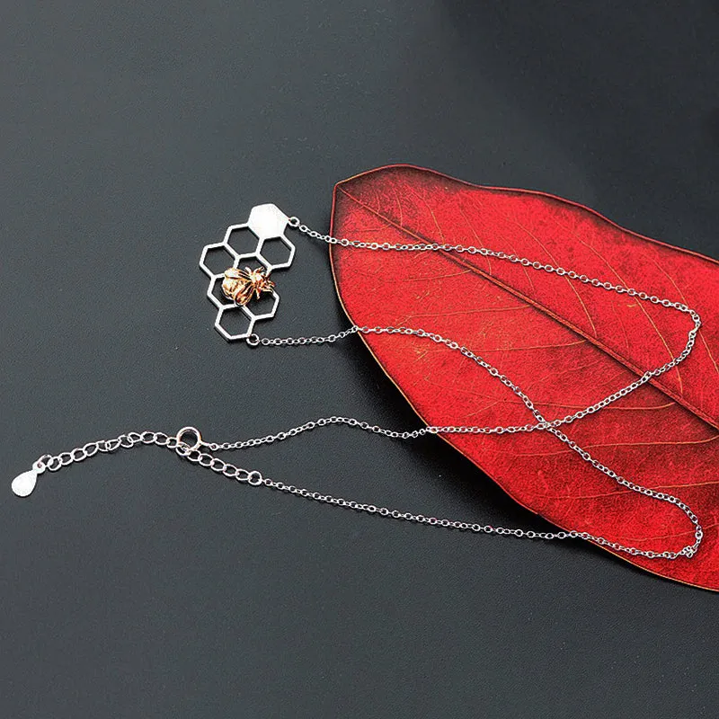"Bee My Honey" -- The Honey Bee Necklace