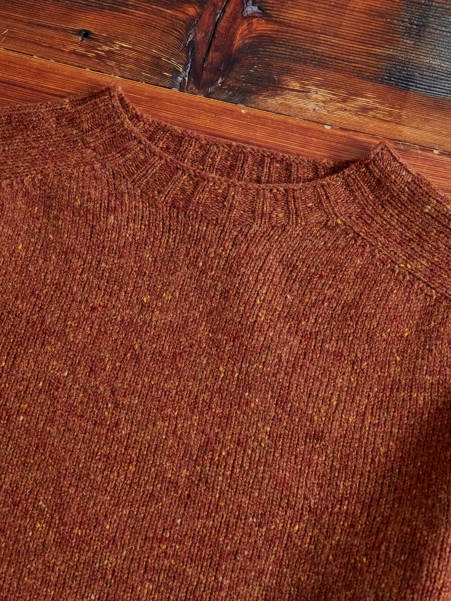 "Terry" Wool Sweater in Rustic