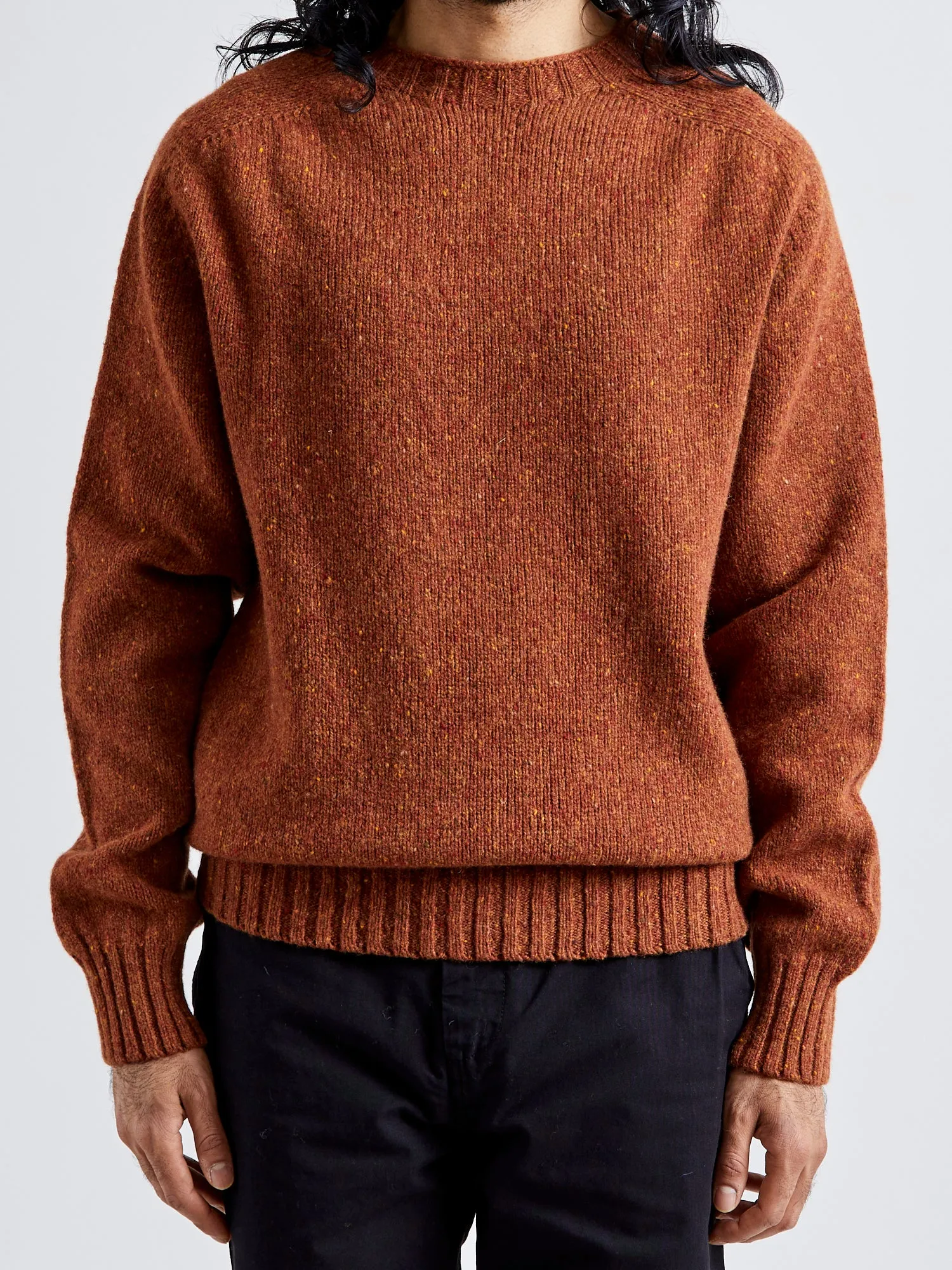 "Terry" Wool Sweater in Rustic