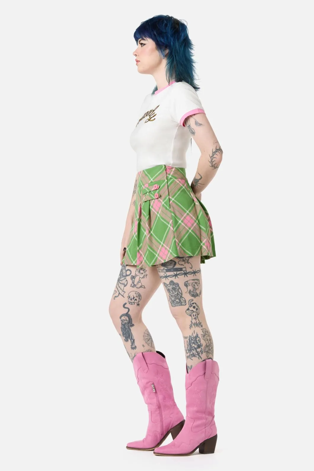 Ranch Tartan Skort