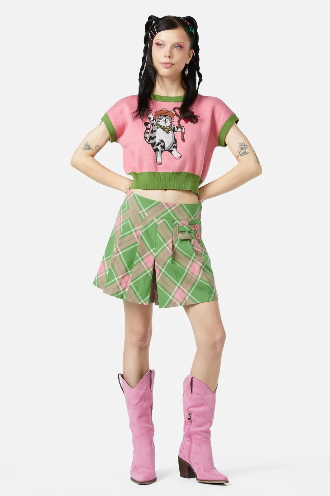 Ranch Tartan Skort