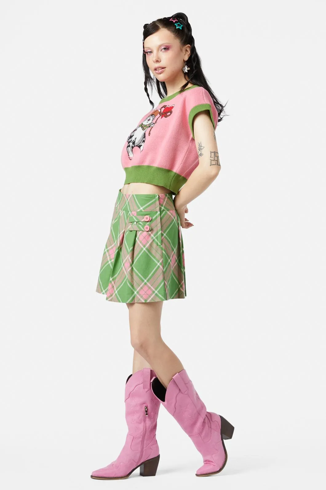 Ranch Tartan Skort