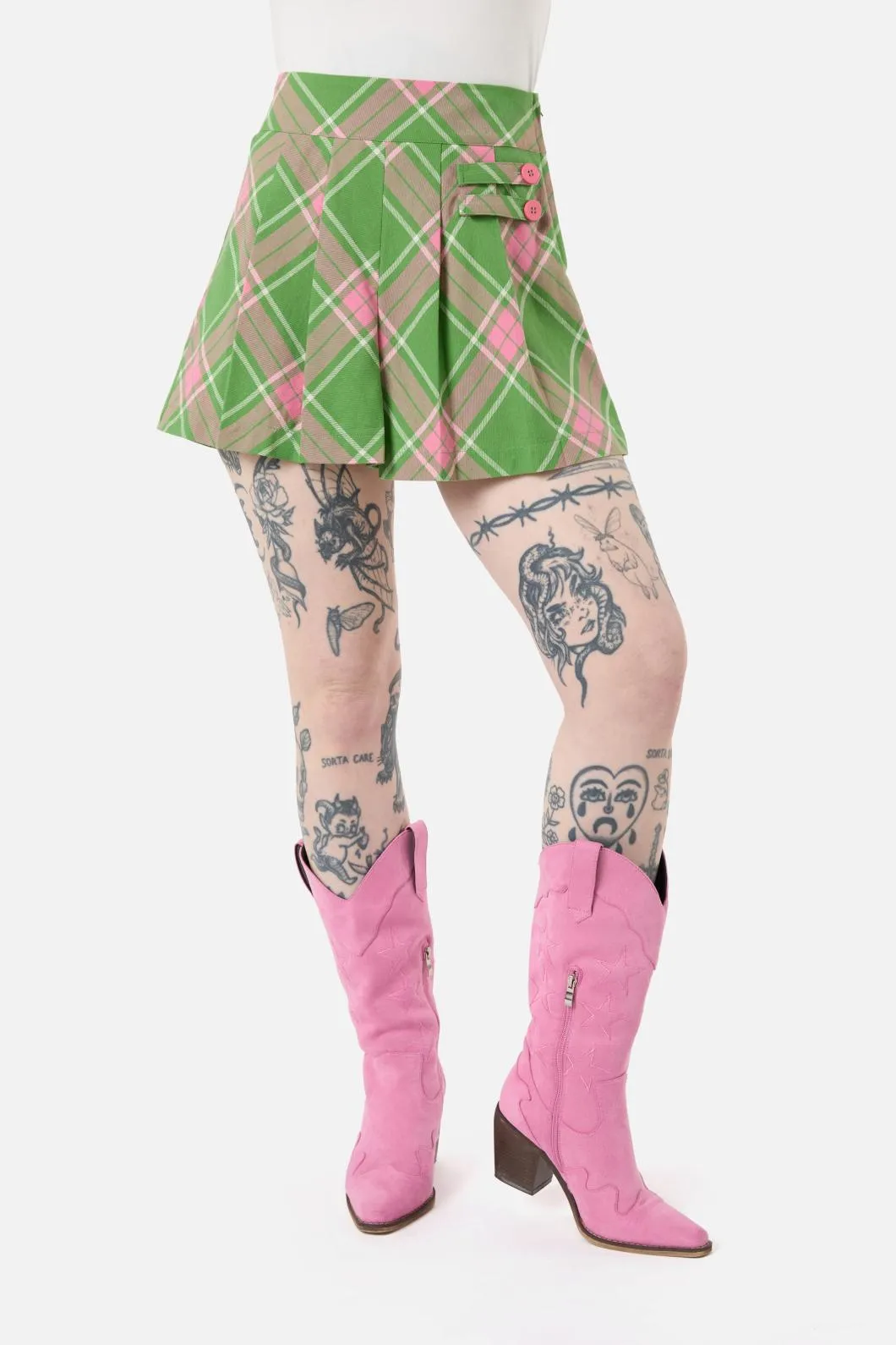 Ranch Tartan Skort