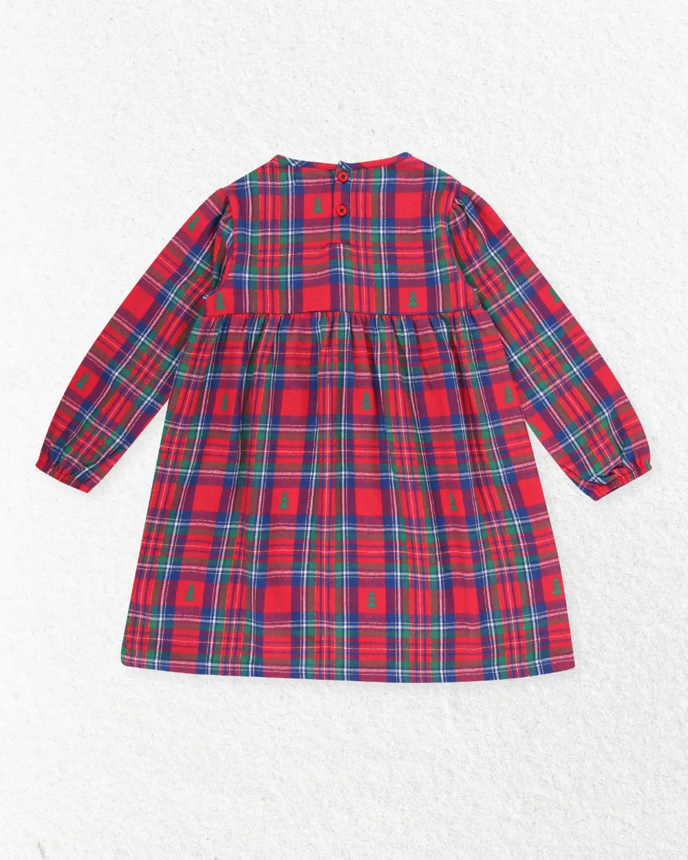 Red Festive Treats Applique Dress
