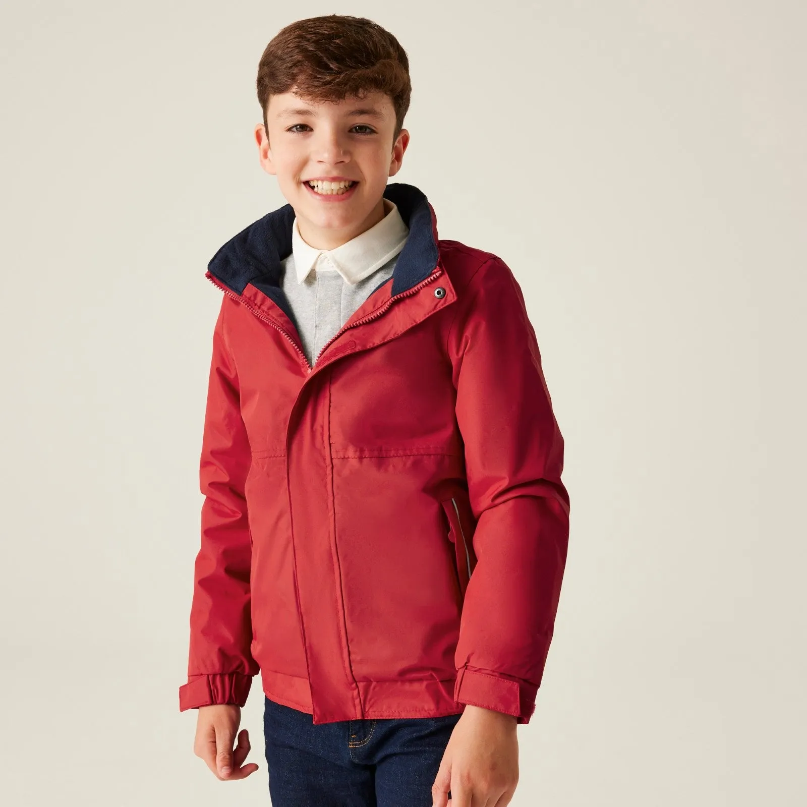 Regatta Professional Kids Dover Fleece Lined Waterproof Jacket