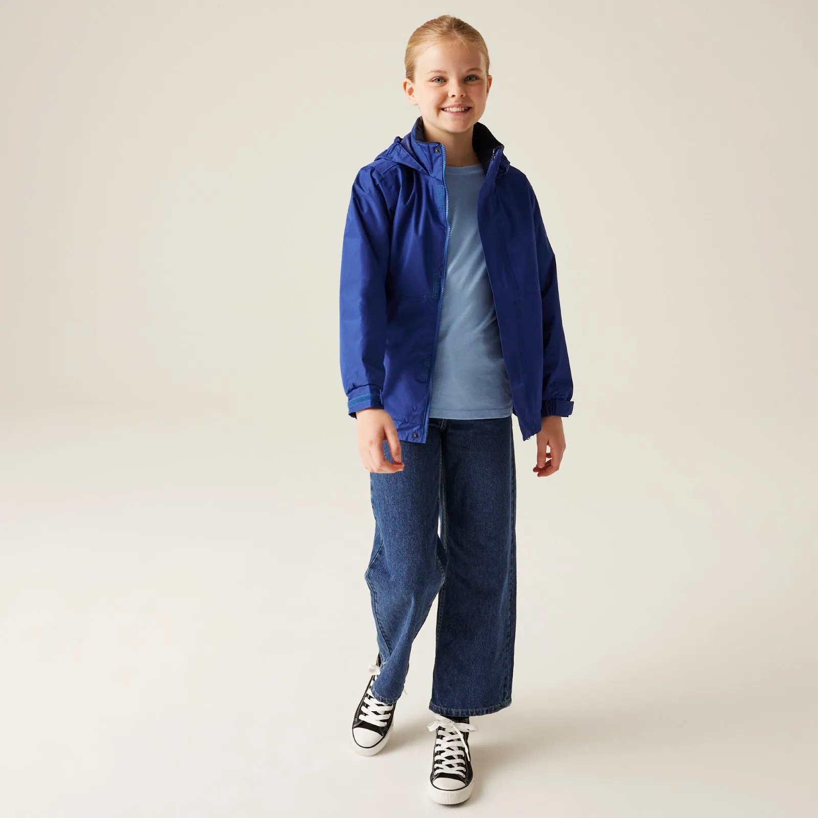 Regatta Professional Kids Dover Fleece Lined Waterproof Jacket