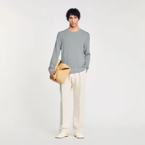Rice Cotton Textured Knit Jumper Lime