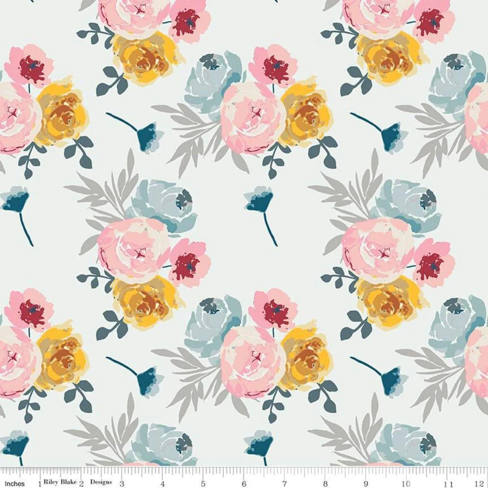 Riley Blake  - Blooms & Bobbins - Main - Cream