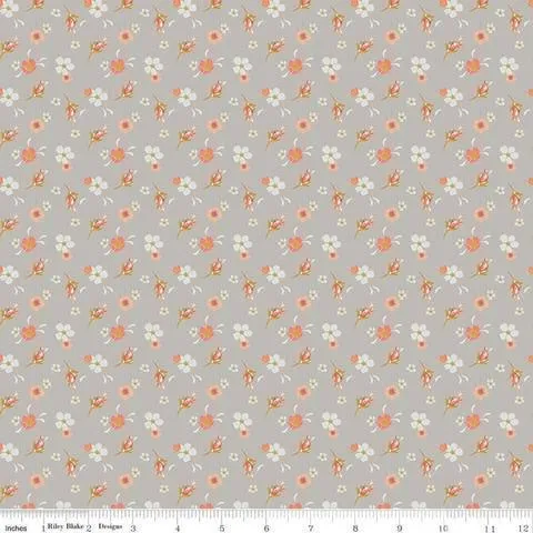 Riley Blake - Golden Days - Floral - Grey