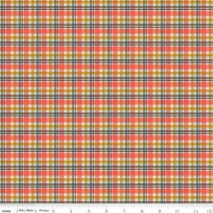 Riley Blake - Golden Days - Plaid - Coral