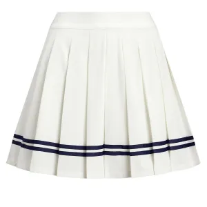 RLX 16-Inch Pleated Skort Ceramic White/Refined Navy