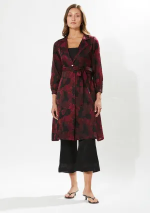 Rosa duster coat and pant set