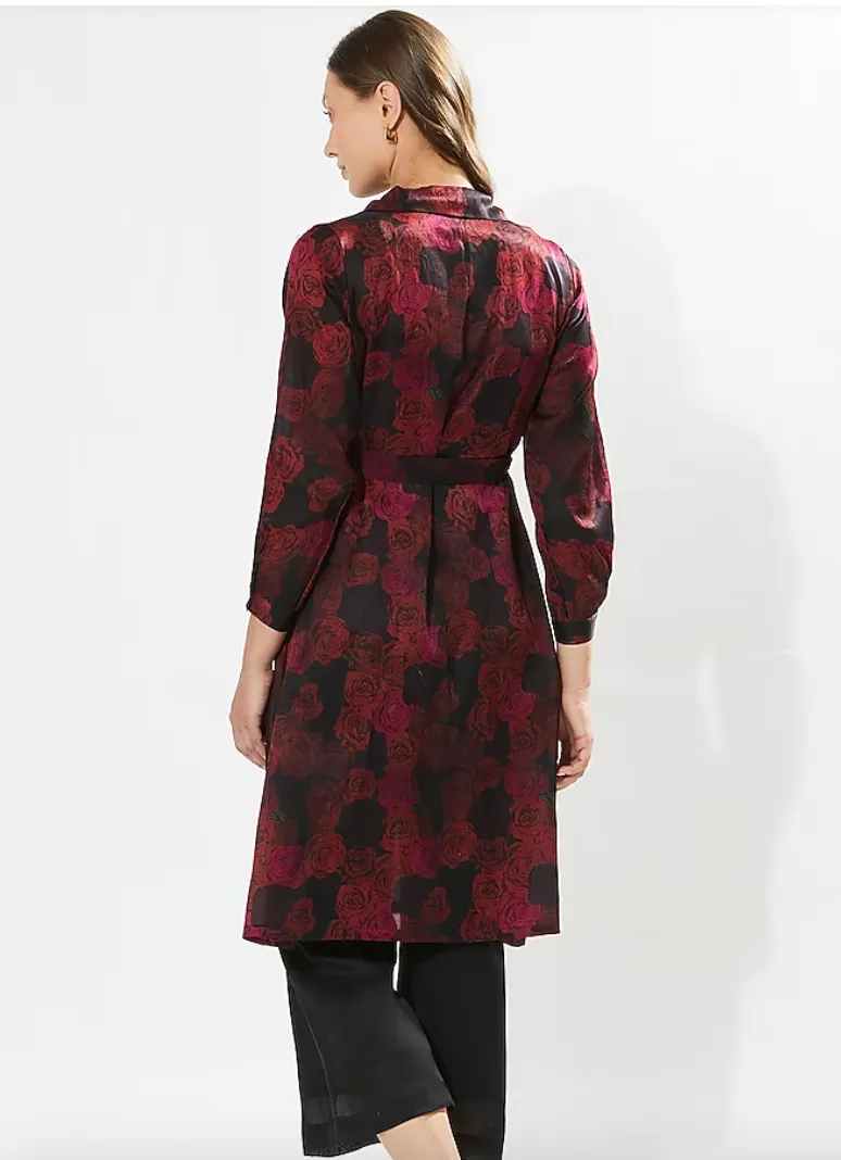 Rosa duster coat and pant set