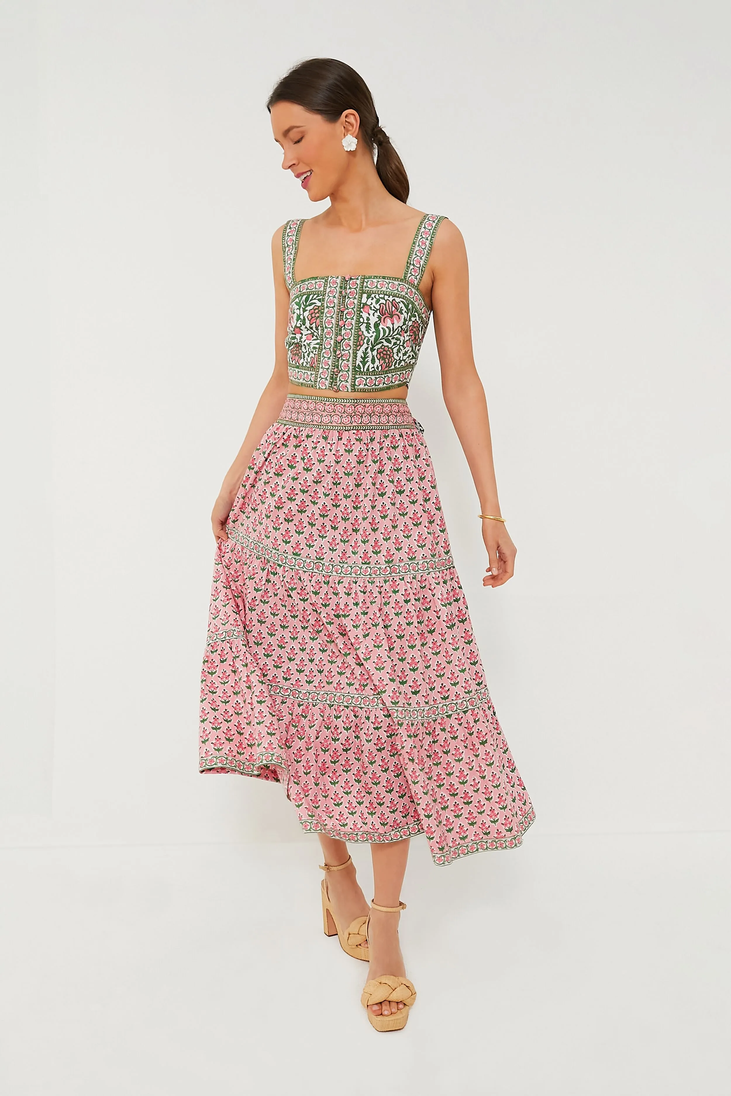 Rose Border Lucia Top