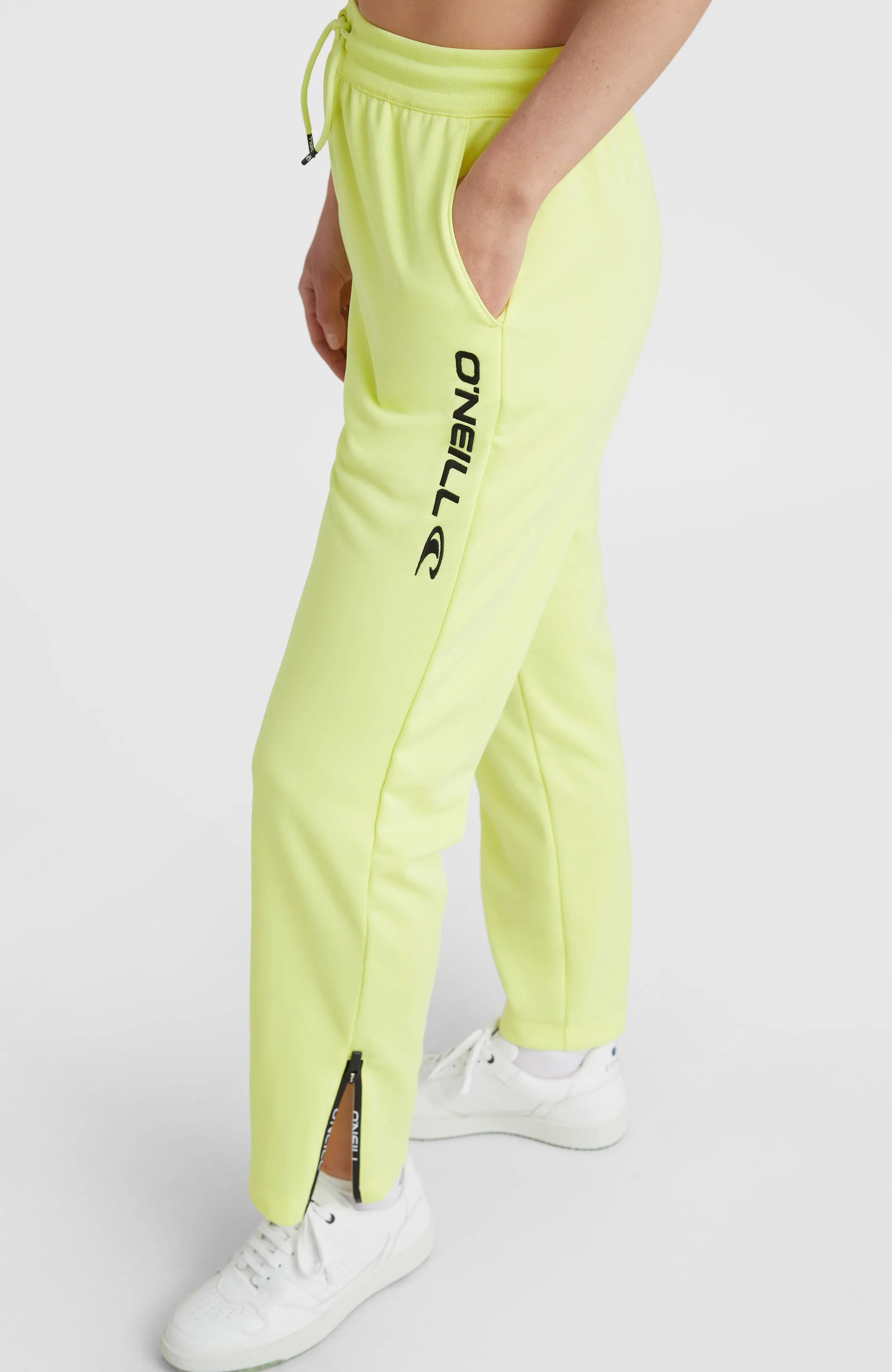 Rutile High Waist Zip Hose | Sunny Lime