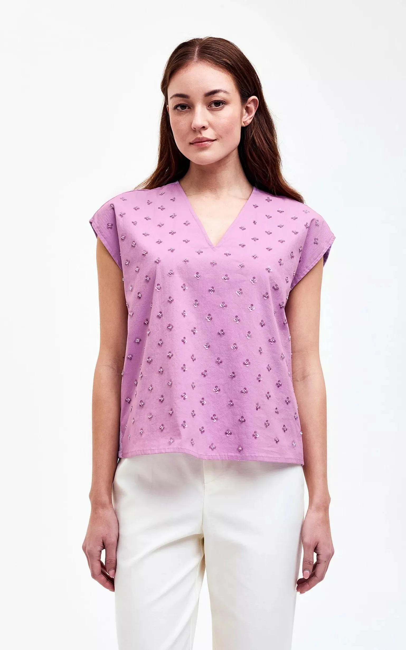 Sabar Blouse Lila