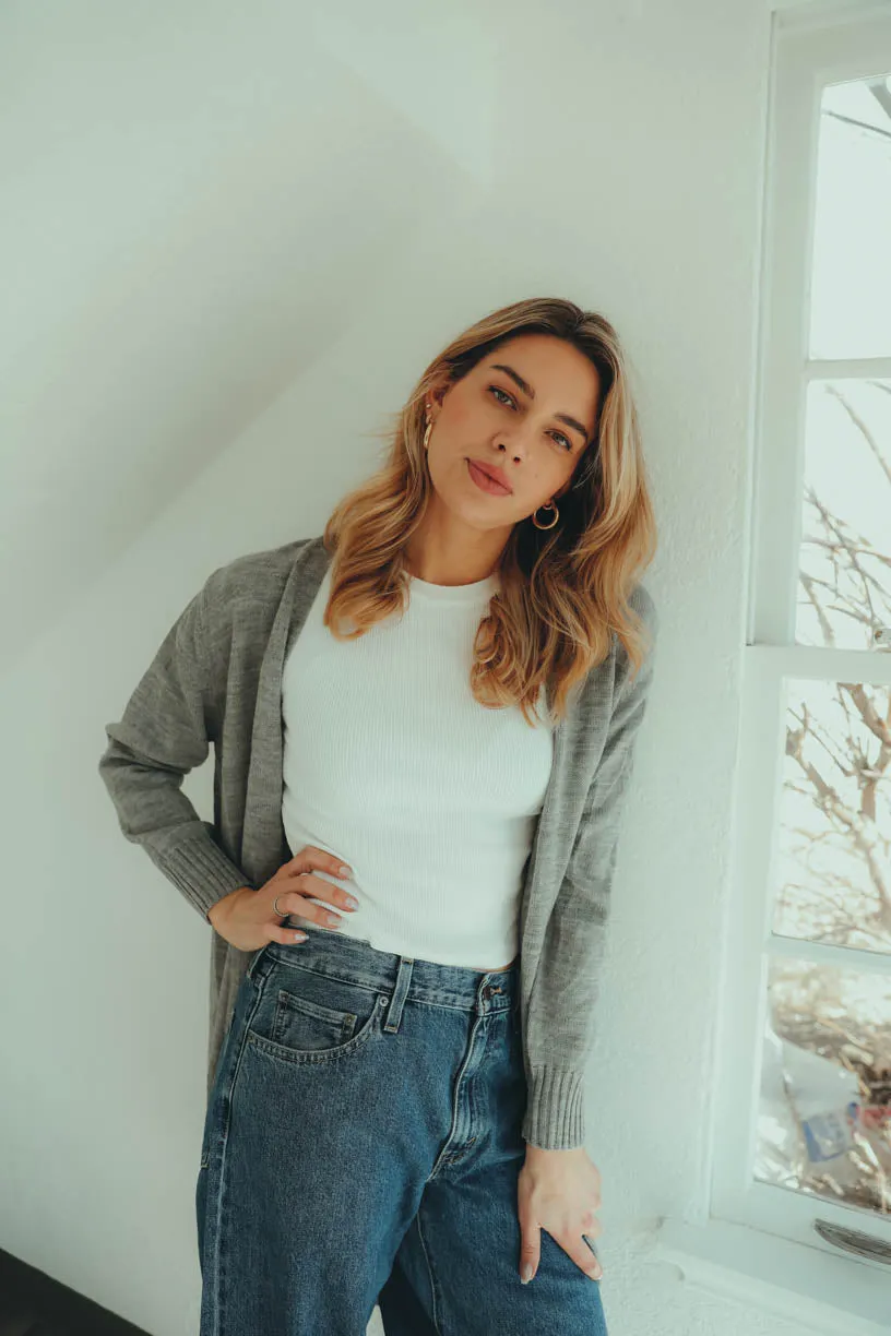 Sadie Duster in Grey