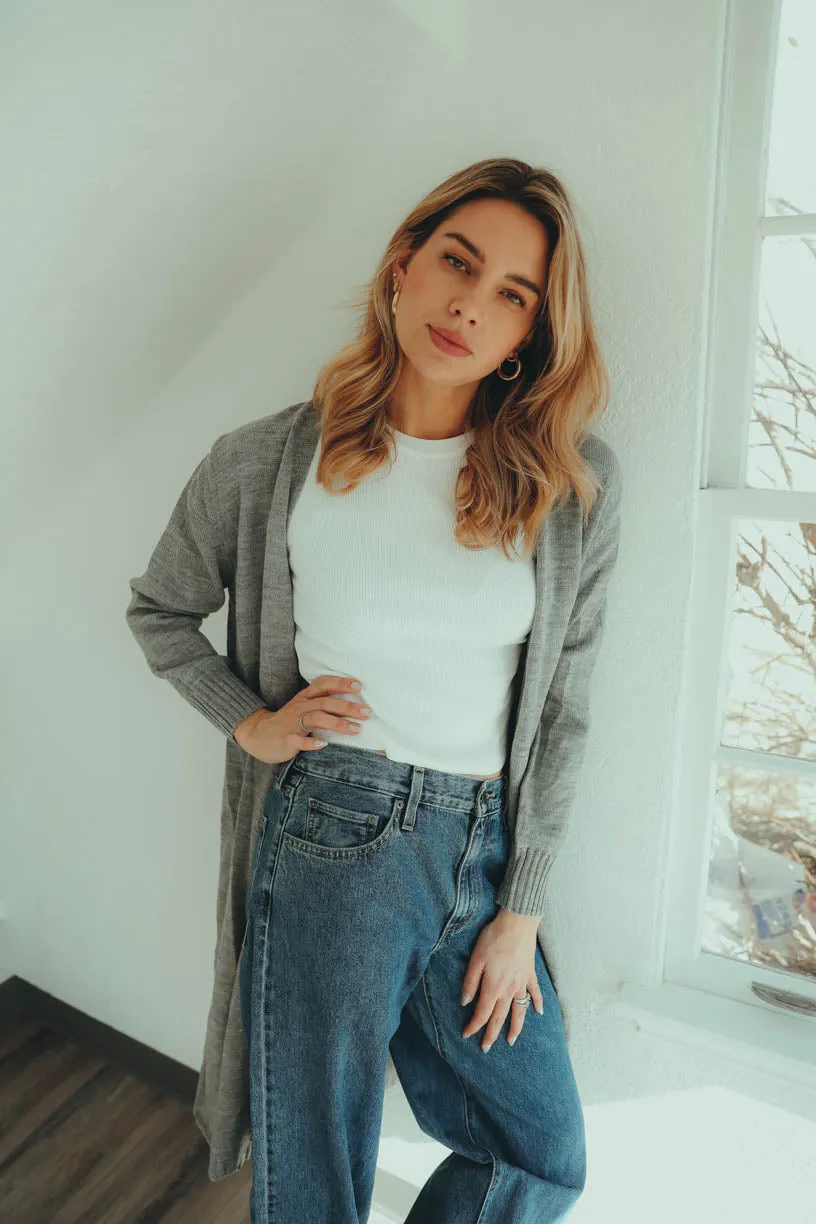 Sadie Duster in Grey