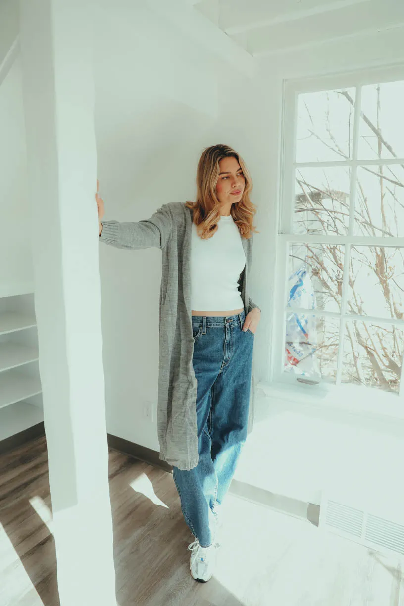 Sadie Duster in Grey