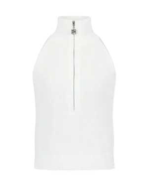 Selso Half-Zip Sleeveless Knit Top