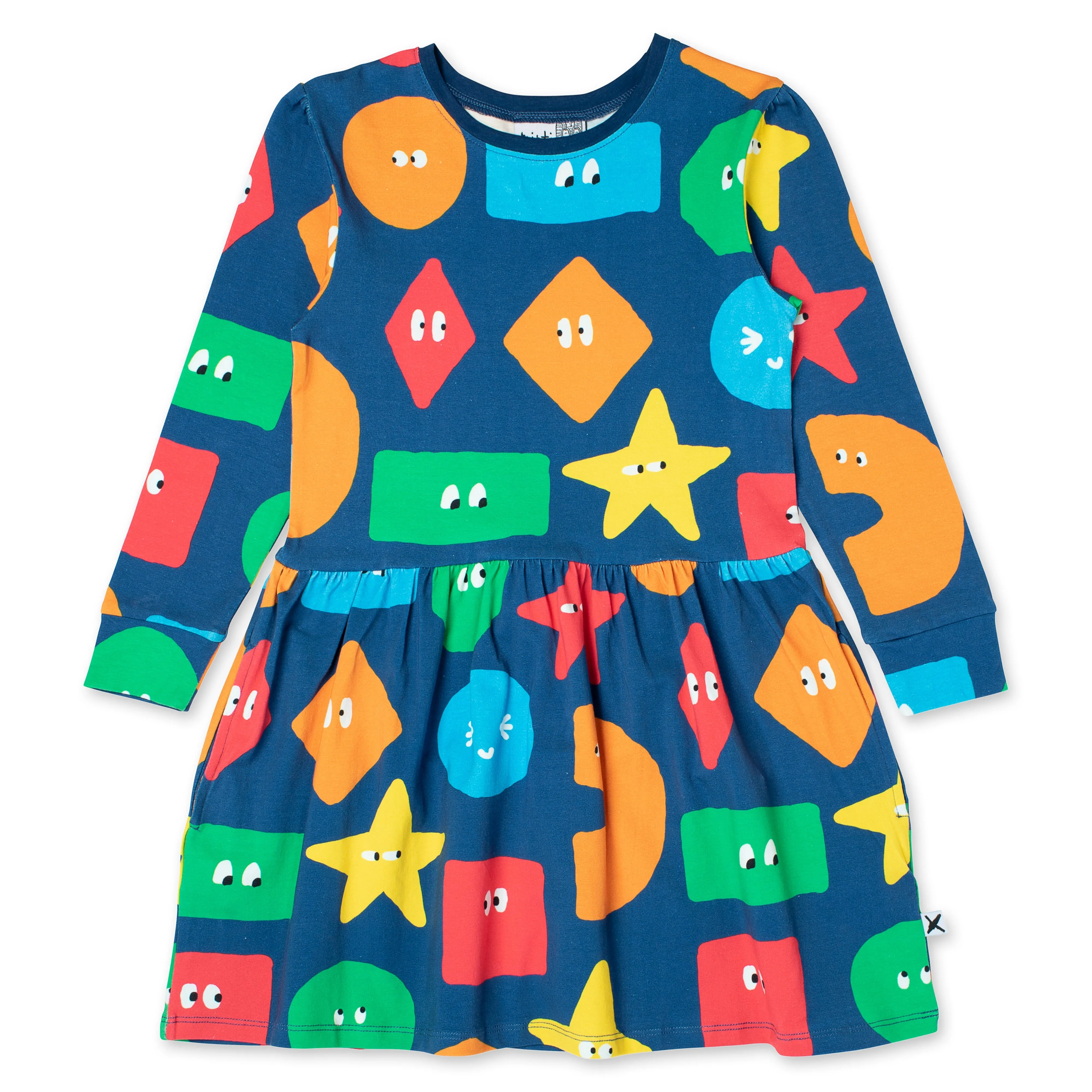 Shape Party Dress -Navy
