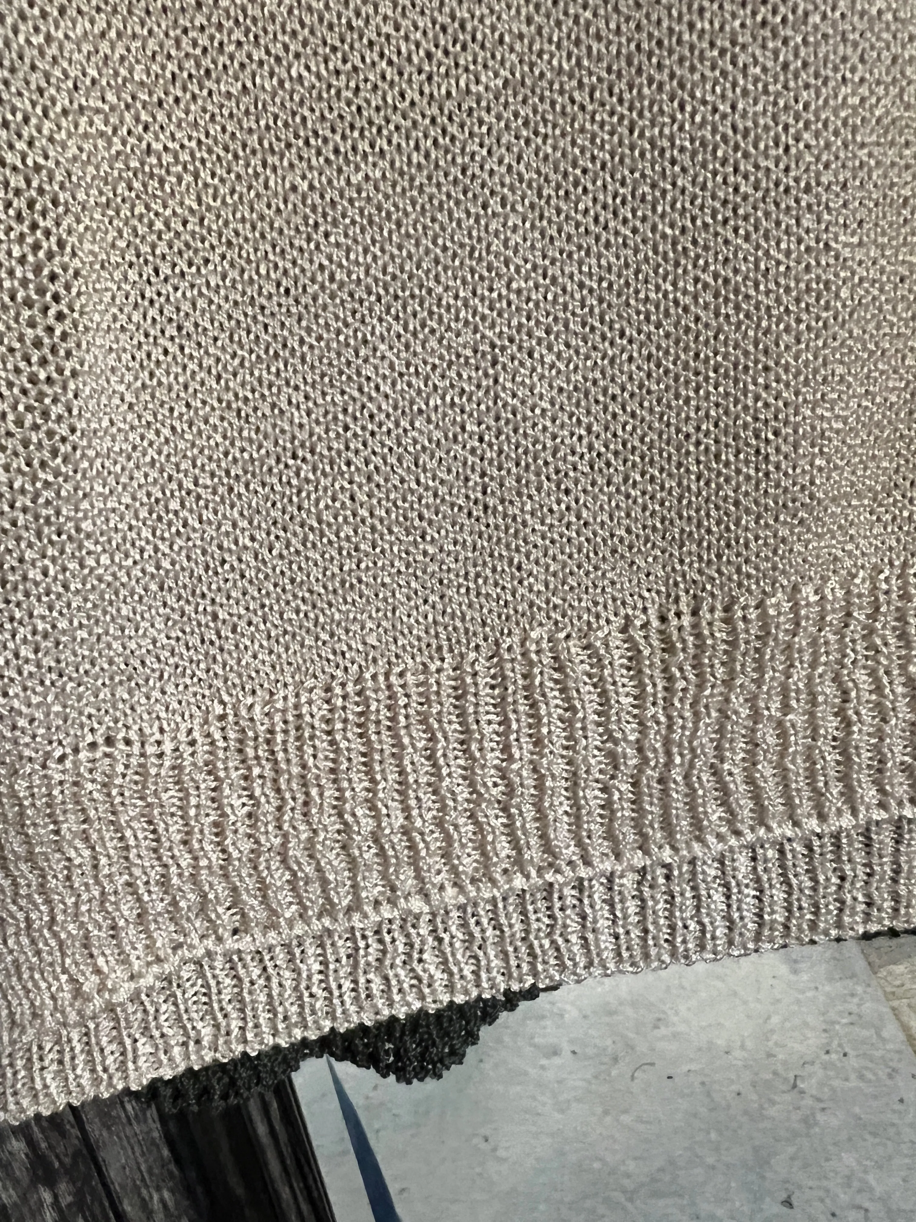 Short Sleeved V-Neck Sweater - Two Colours