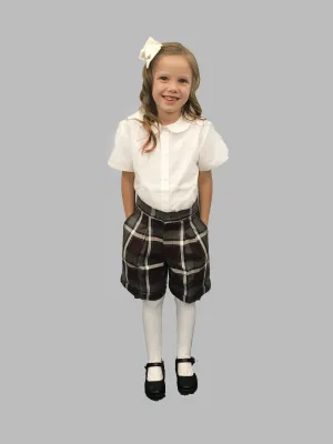 Shorts, Plaid #91 (Washington) Pleated Dressy