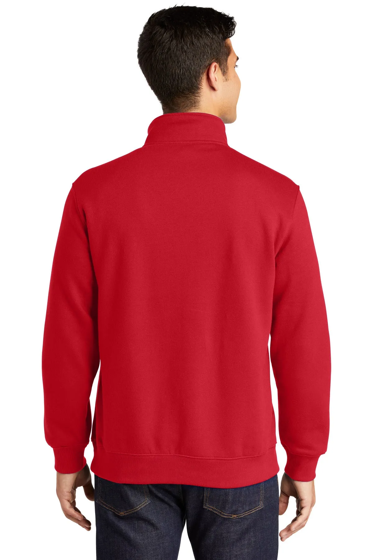 Sport-Tek 1/4-Zip Sweatshirt. ST253 True Red