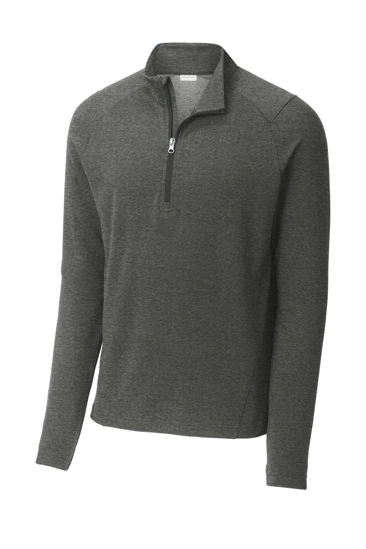 Sport-Tek Sport-Wick Flex Fleece 1/4-Zip. ST561 Dark Grey Heather