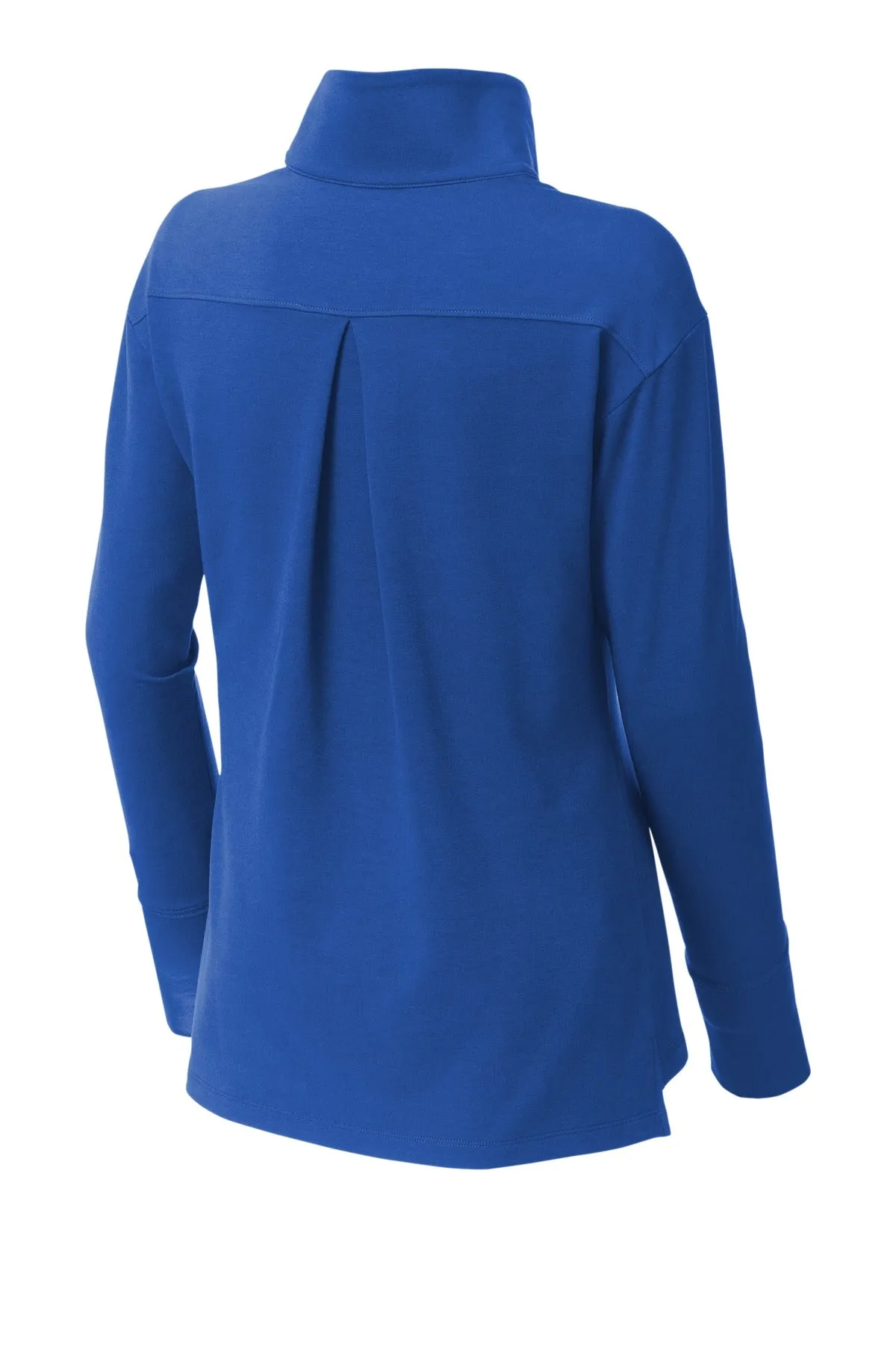 Sport-Tek Women's Sport-Wick Flex Fleece 1/4-Zip. LST561 True Royal