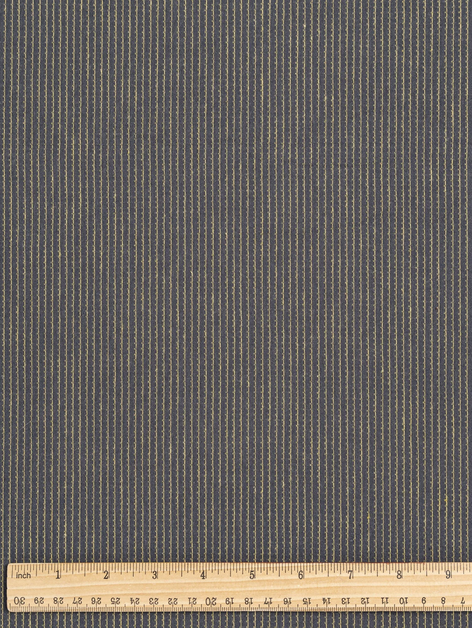 Stitch Cotton Poly Blend Stretch Knit Deadstock - Grey   Yellow