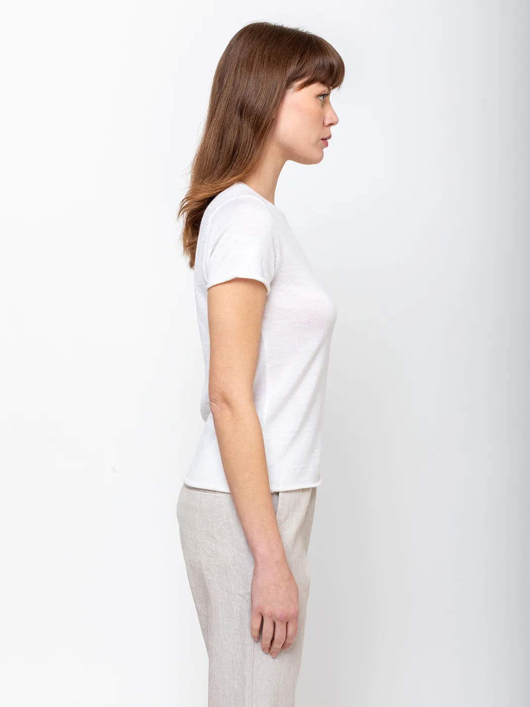 Super Fine Baby Tee - White