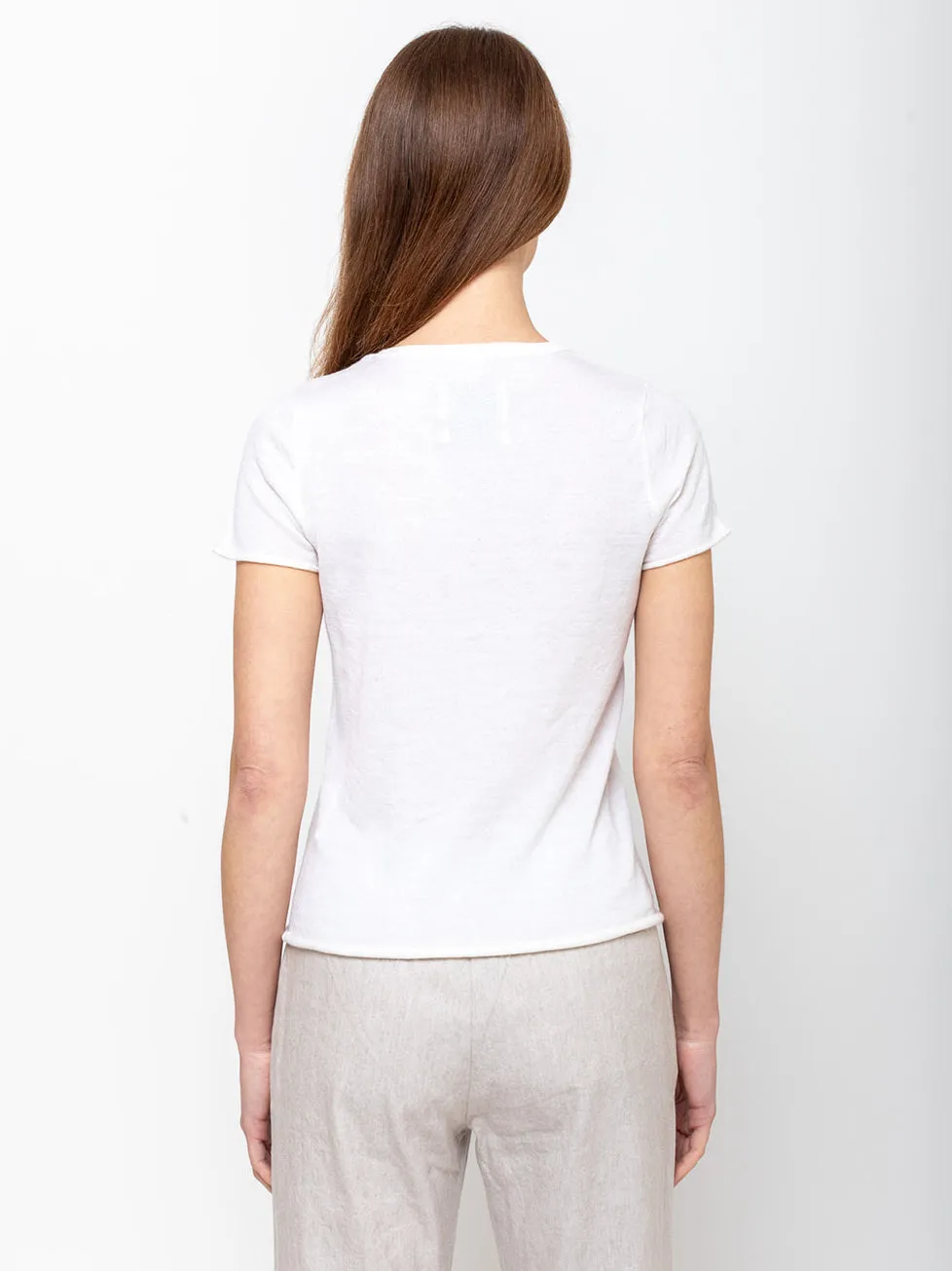 Super Fine Baby Tee - White