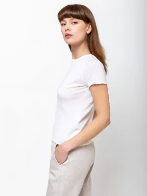 Super Fine Baby Tee - White