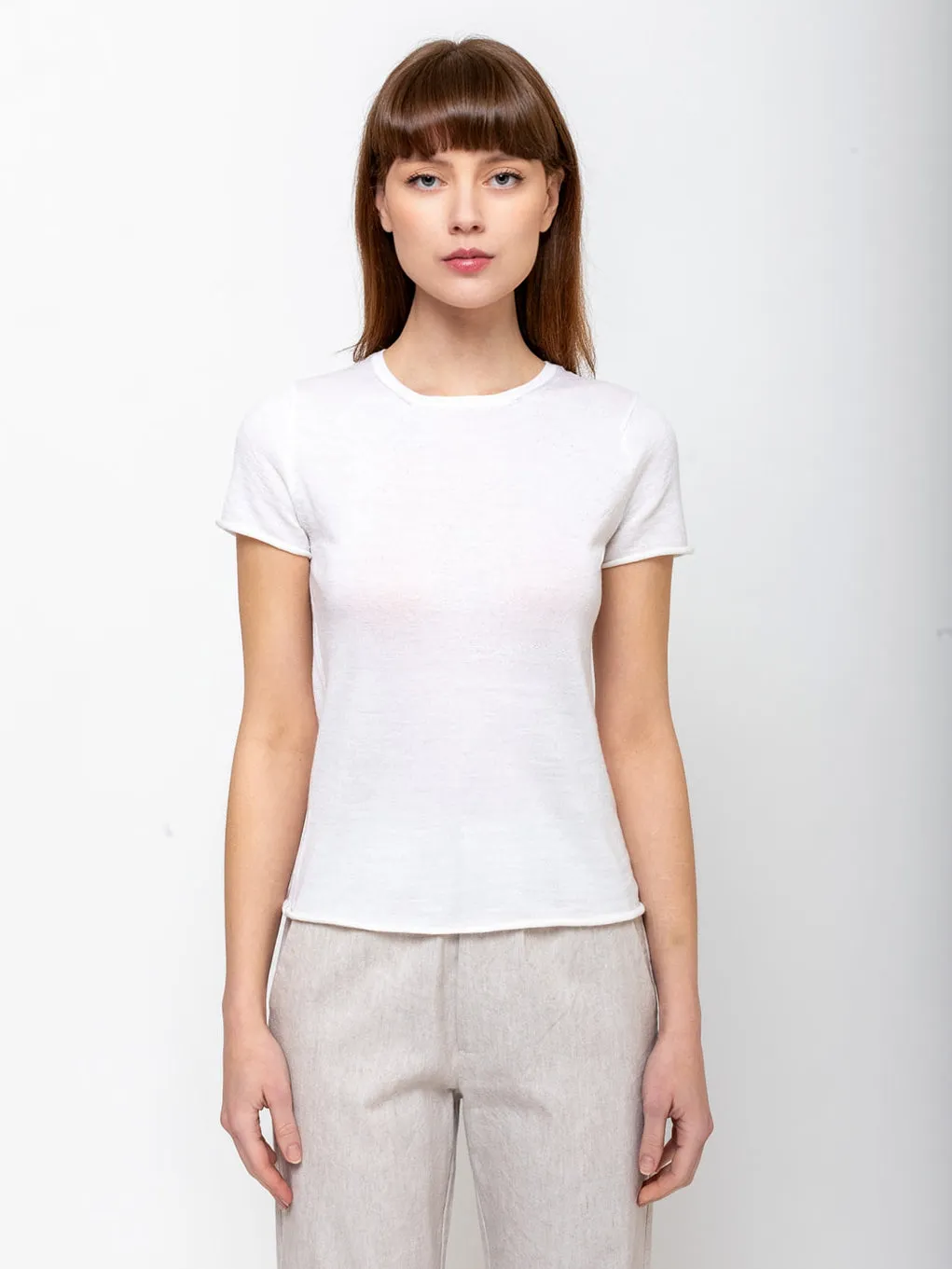 Super Fine Baby Tee - White