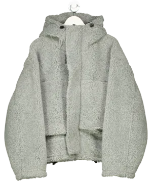 Tap Tap Tap Grey Hooded Fleece Jacket UK M