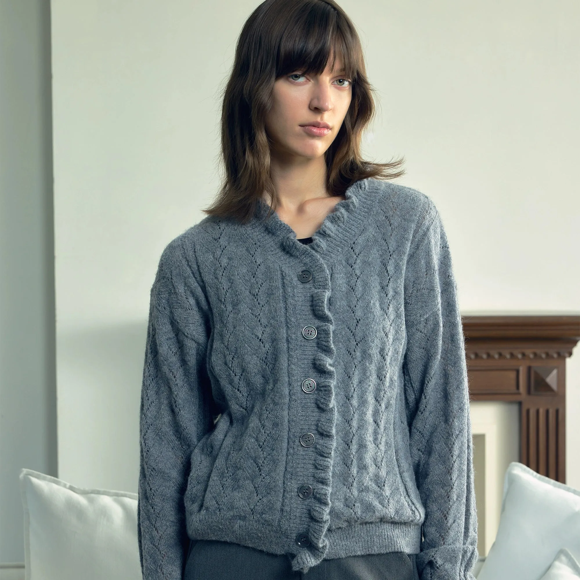 Textured Cardigan