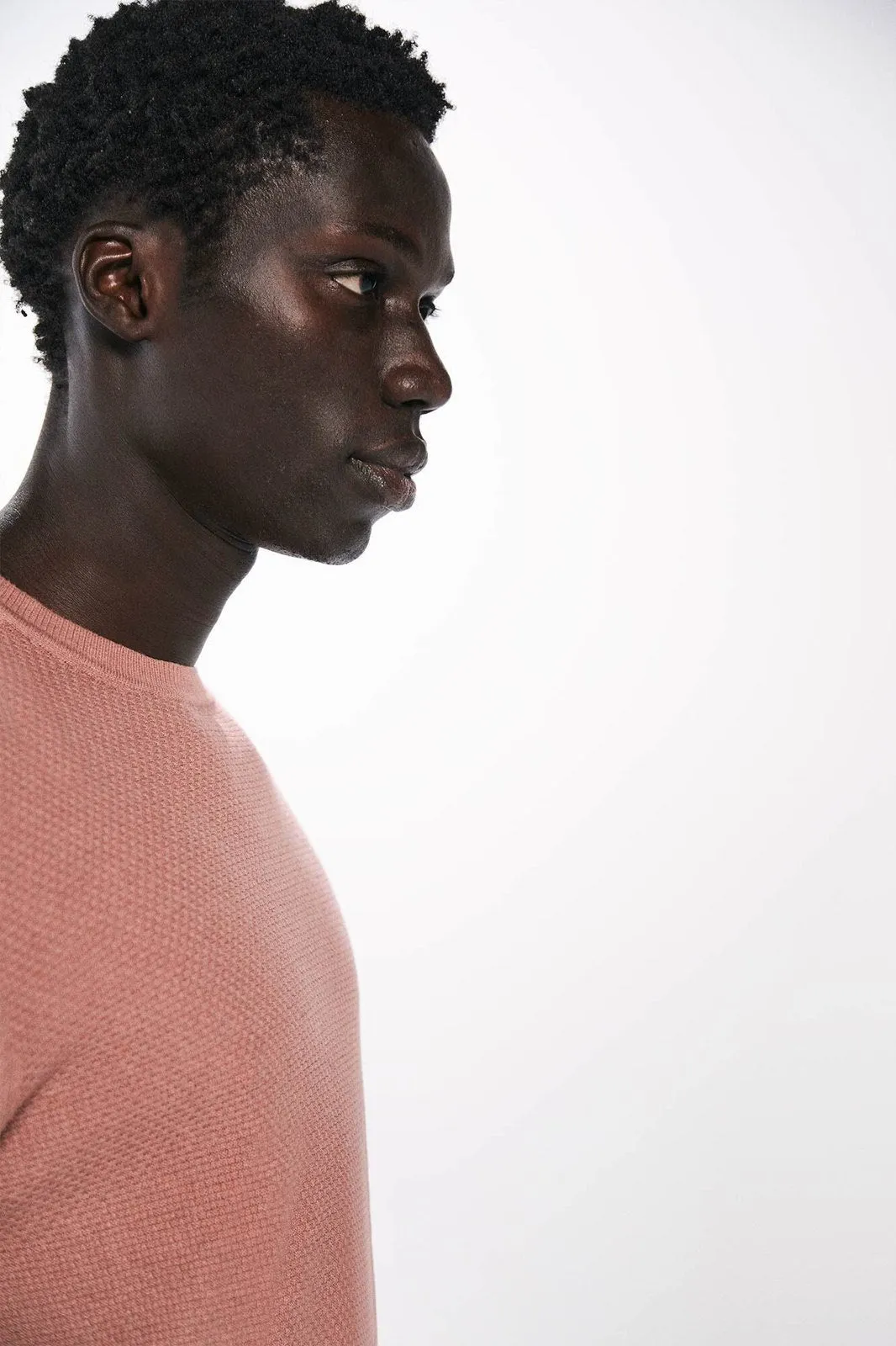 Textured Jumper - Pink