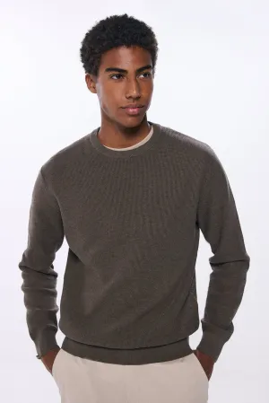 Textured Jumper - Tan