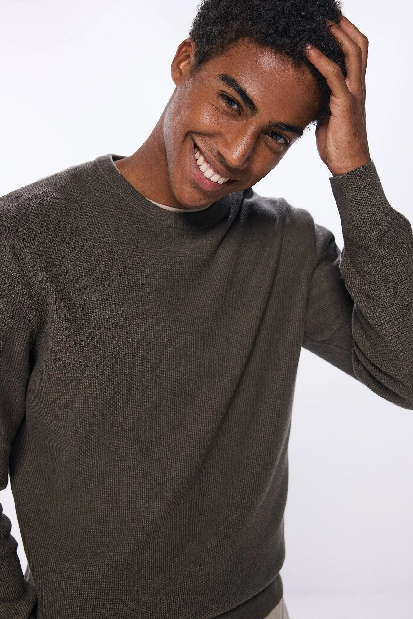 Textured Jumper - Tan
