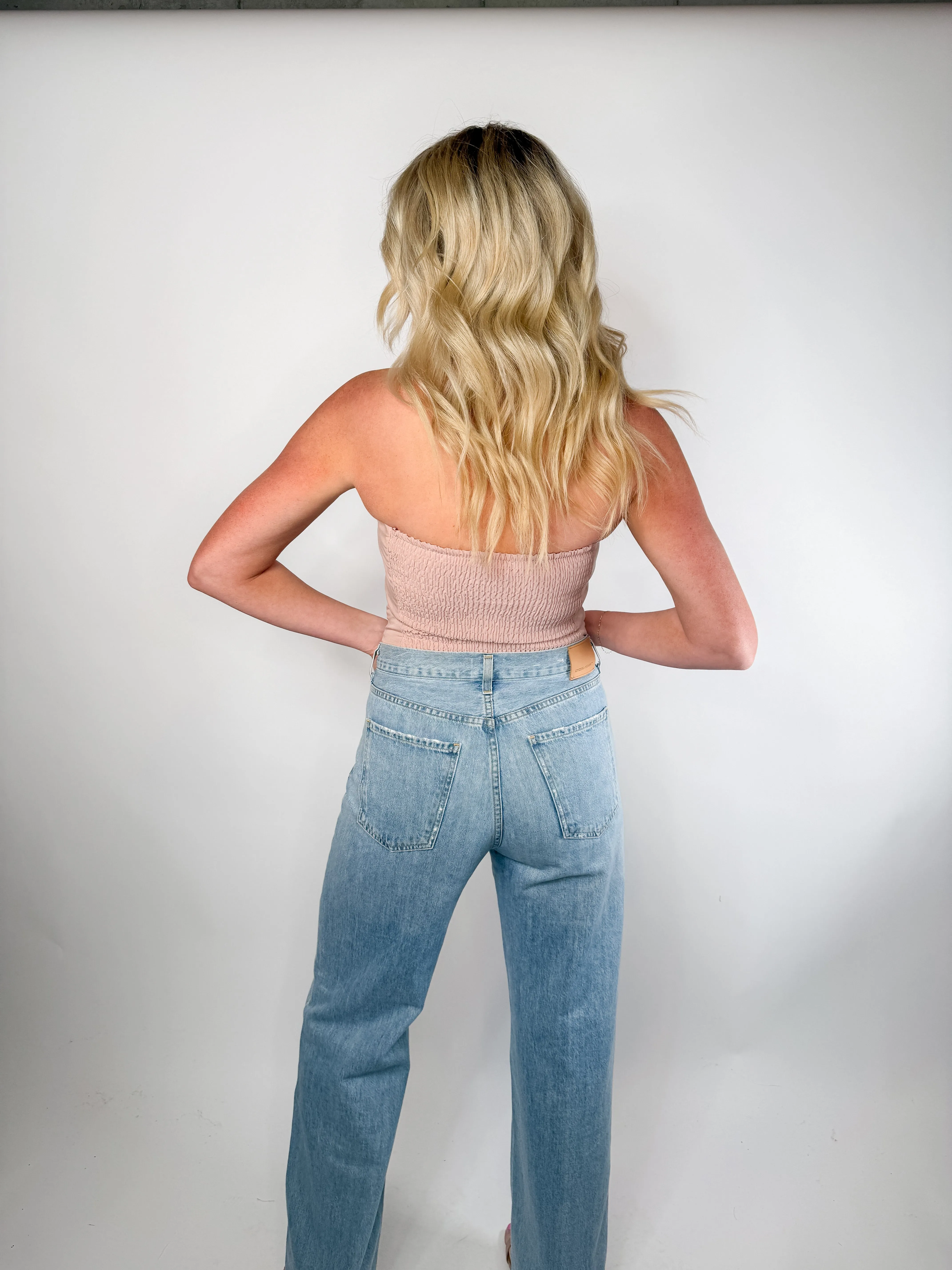 The Blush Bow Halter Top