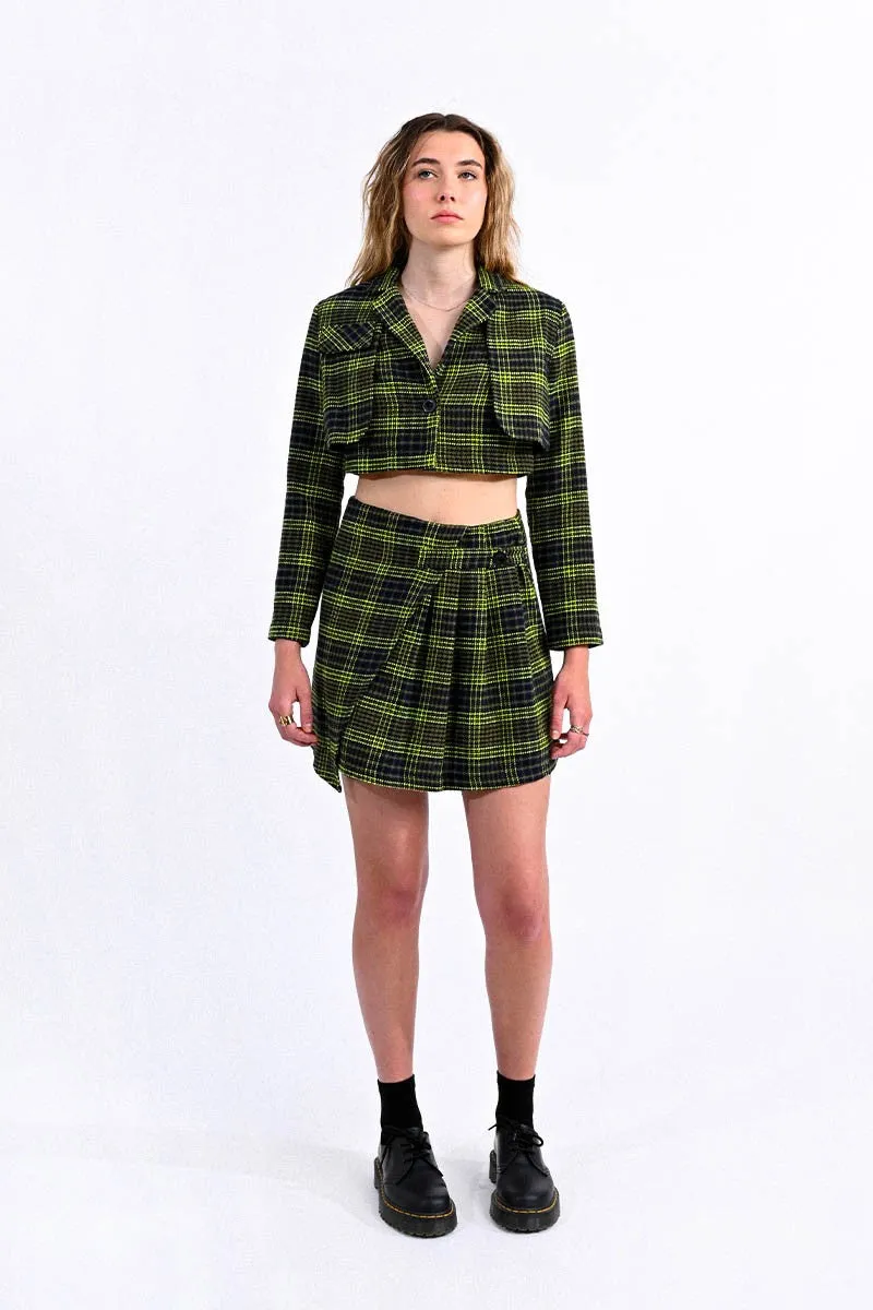 THE NEW TARTAN MINI SKIRT