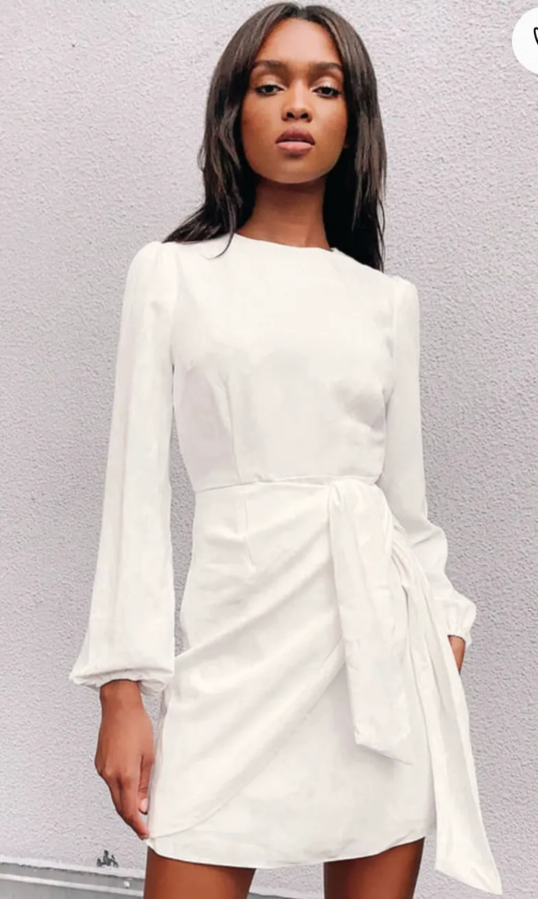 Tie-Front Skater Dress