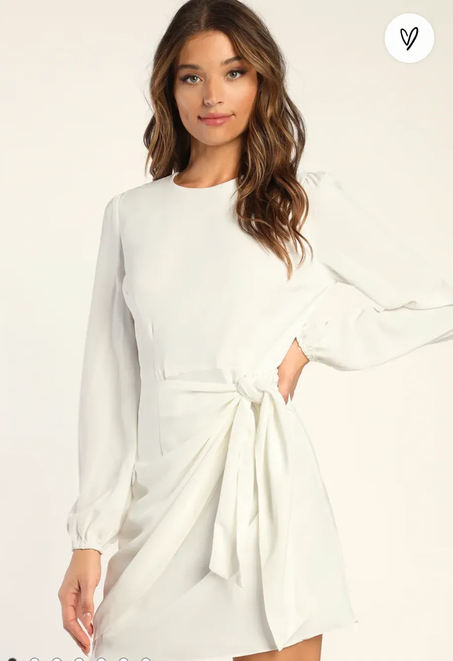 Tie-Front Skater Dress