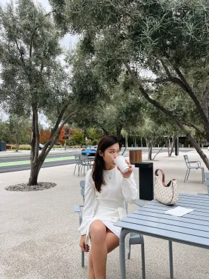 Tie-Front Skater Dress