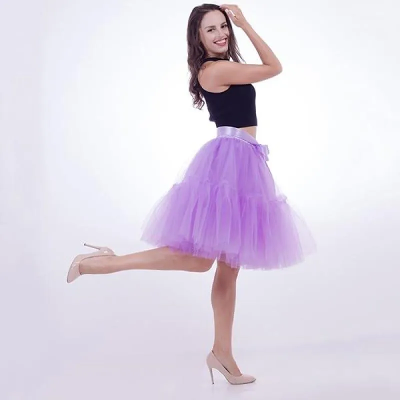 Tutu Tulle Skirt Vintage Pleated Skirt