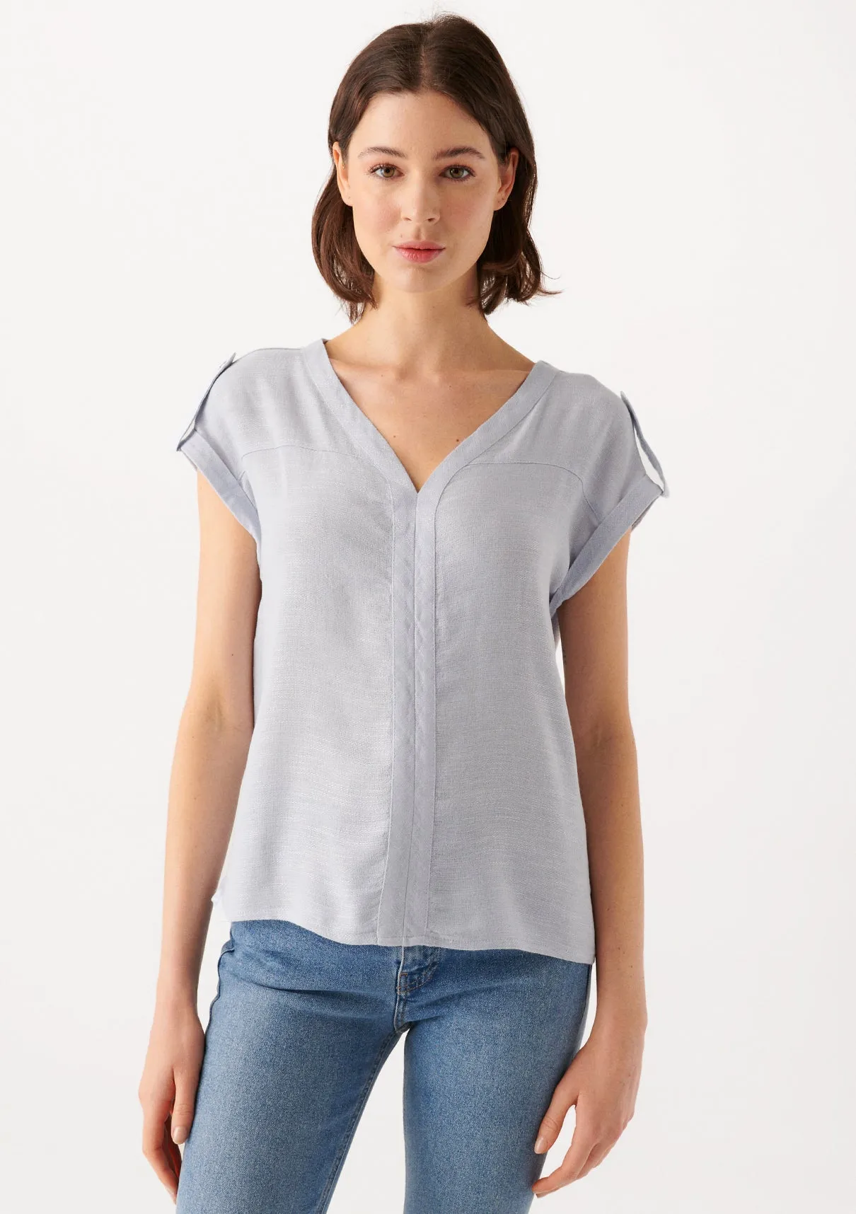 V Neck Blouse