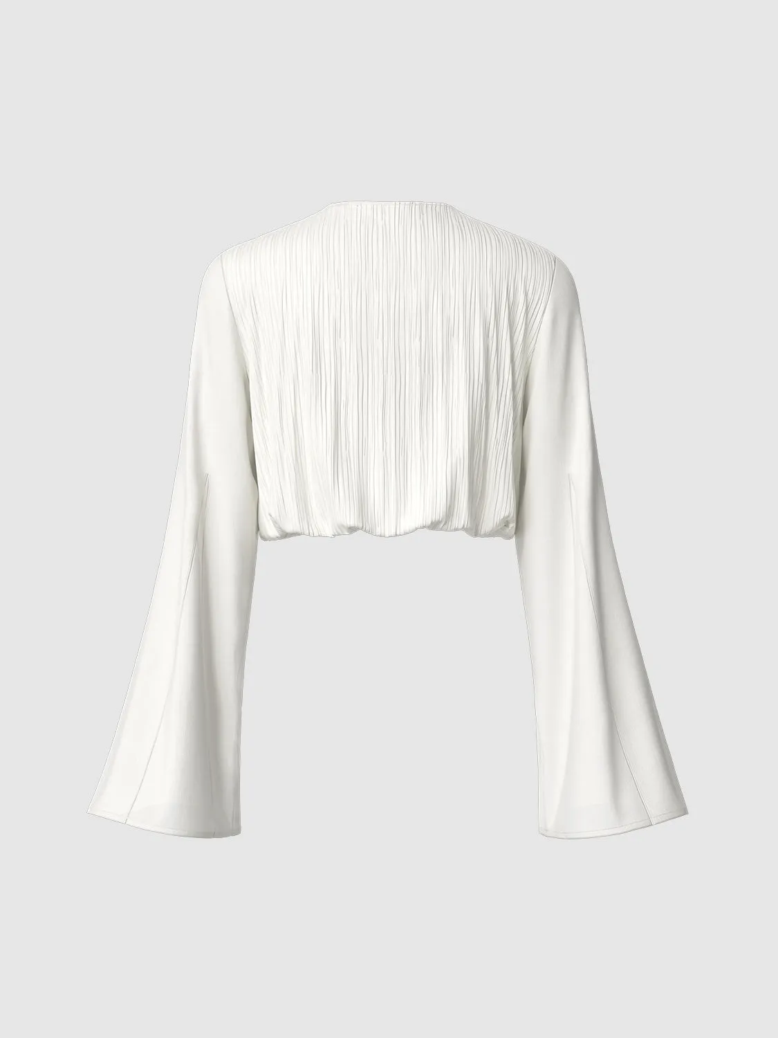 V-Neck Crossover Blouses