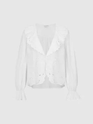 V-Neck Lace Blouses