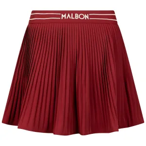 Valentina Pleated Skirt Vino